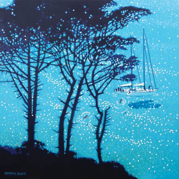 - on , Print by Gordon Hunt, measuring 50 x 50 cm (H x W) £110